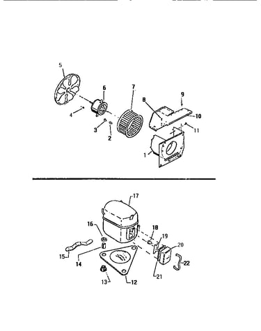 Air handling parts, compressor