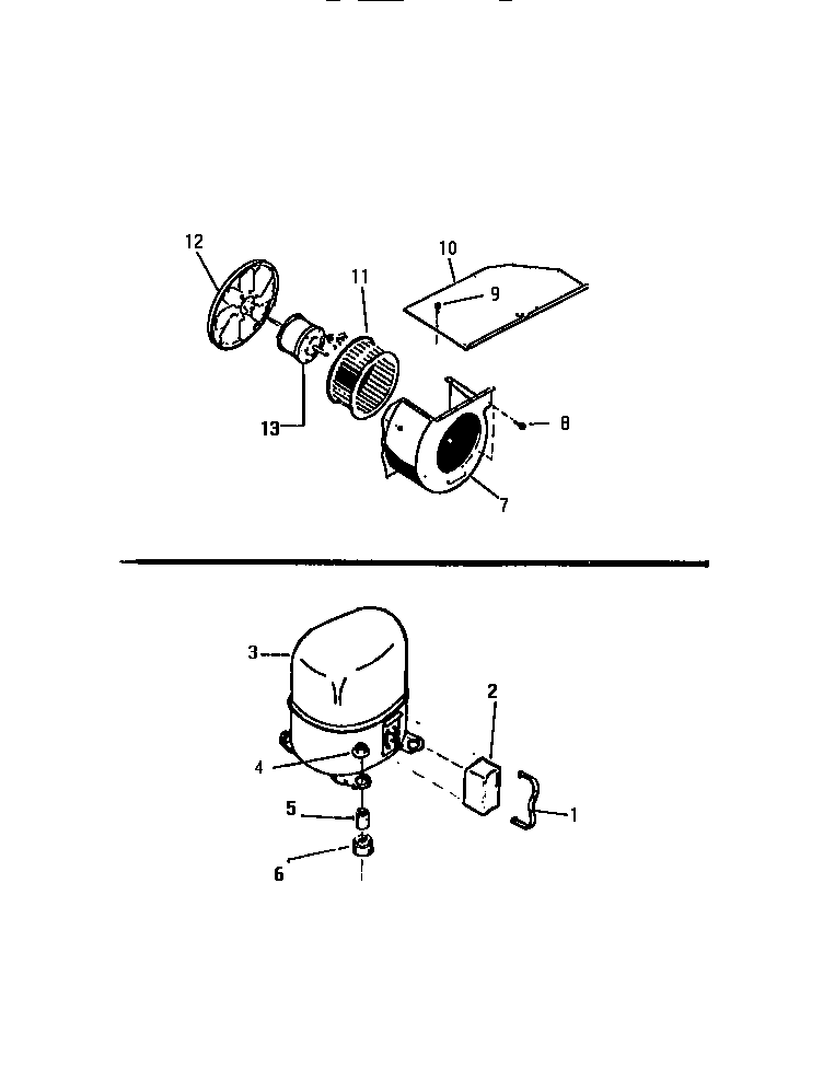 Air handling parts, compressor