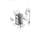 Kelvinator UFS157DNOW door diagram