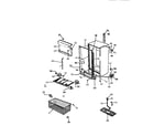 Kelvinator UFS157DNOW cabinet diagram