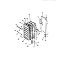 Kelvinator UFS133DM0 door diagram