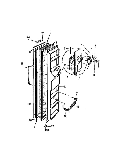 Freezer  door