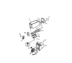 Kelvinator FMW220AN4D ice bucket & motor diagram