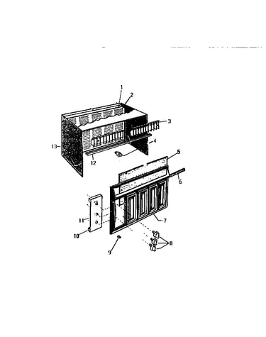 Cabinet, front, wrapper