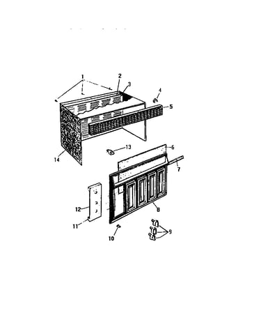 Cabinet, front, wrapper