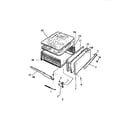 White-Westinghouse GF970HXW0 broiler drawer diagram