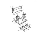 White-Westinghouse KF201HDH0 top, drawer diagram