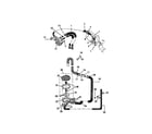 Kelvinator AW500A0W pump, hoses diagram