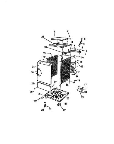 Cabinet, top panel, base