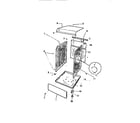 Kelvinator DEC310T0W cabinet & base diagram