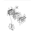 White-Westinghouse KF460GDW1 door diagram