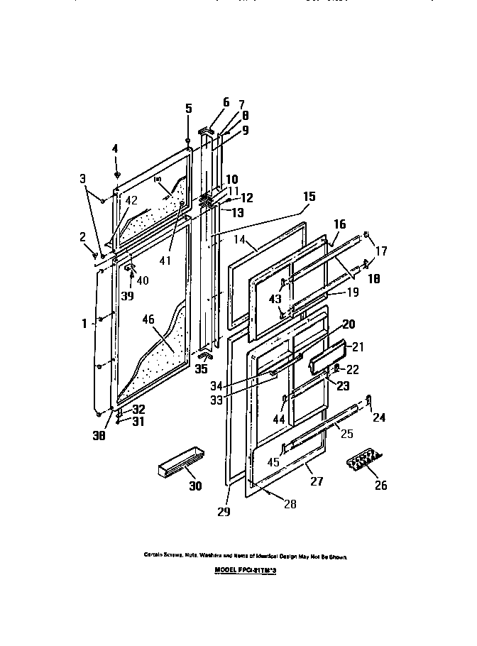 Food & freezer doors