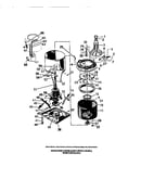 Tubs, base, sub-top, agitator
