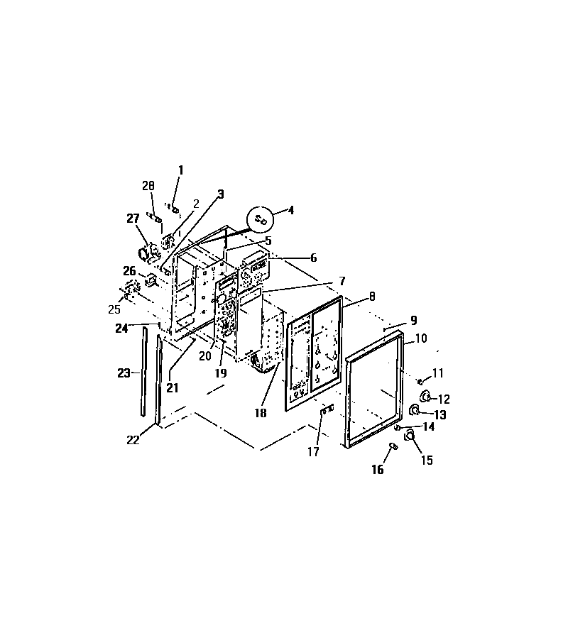 CONTROL PANEL, COOK-MASTER, SWITCHES