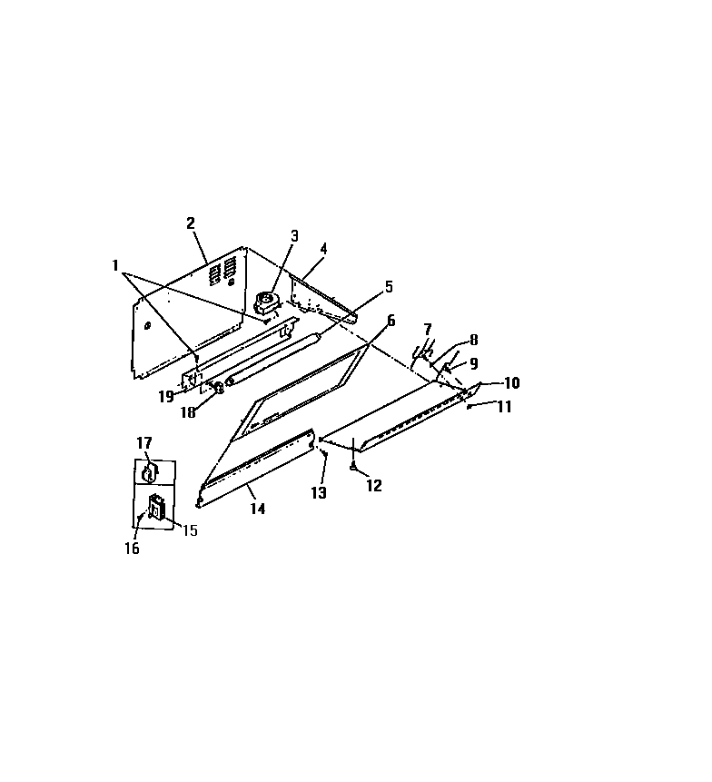 FLOURESCENT LIGHT, BALLAST, BLOWER MOTOR