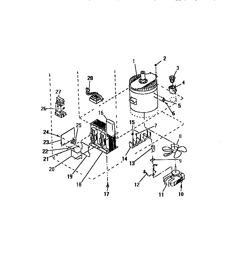 MICROWAVE OVEN MAGNETRON, TRANSFORMERS, STIRRER, MOTOR