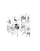 Microwave oven magnetron, transformers, stirrer, motor