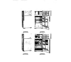 Frigidaire FPE21TCW0 unit-interior/exterior view diagram