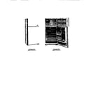 Frigidaire FPE21TCW0 unit-interior/exterior view diagram