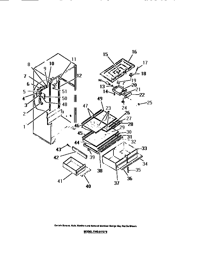 INTERIOR FOOD COMPARTMENT