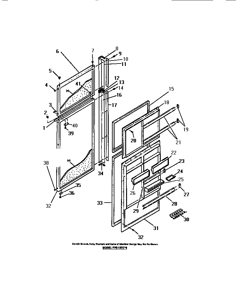 FOOD AND FREEZER DOORS