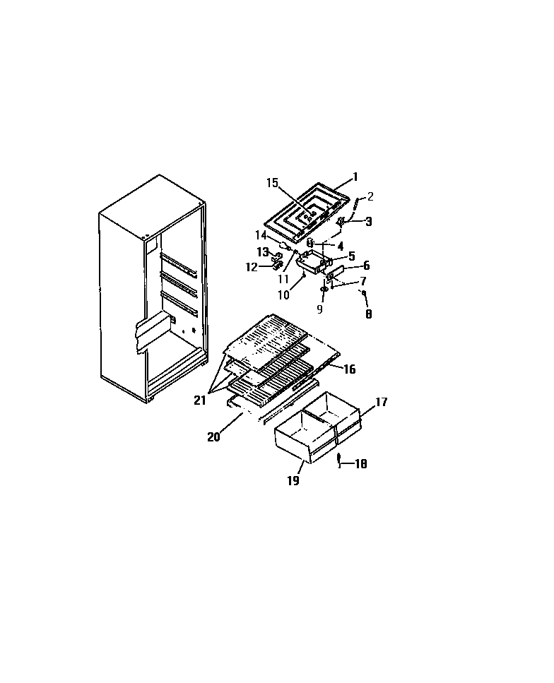 INTERIOR FOOD COMPARTMENT