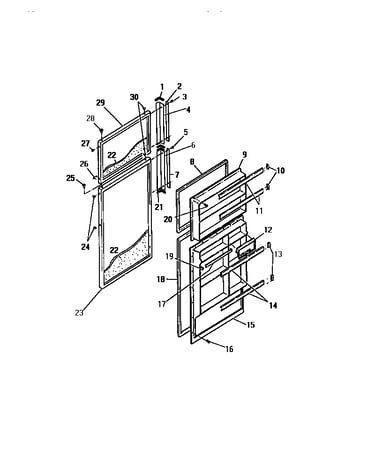 Food and freezer doors