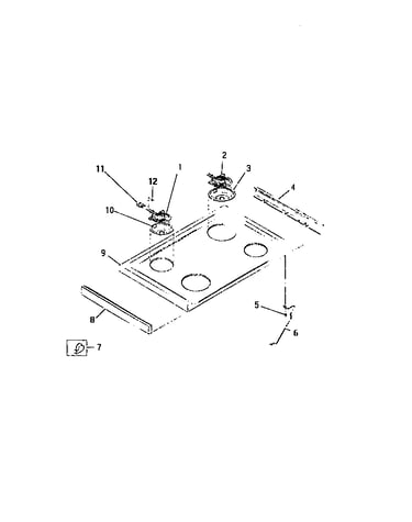 Surface units, cooktop