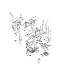 Lower oven, frame, shelves, elements