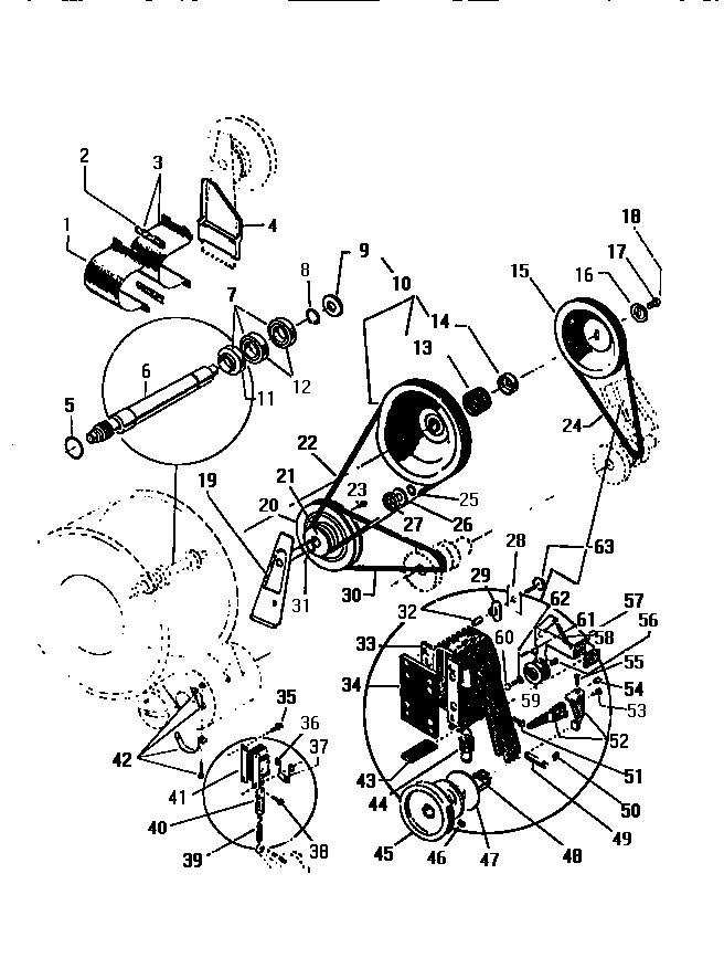 MOTOR, PUMP ASSEMBLY