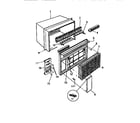 White-Westinghouse AS189J2K1 cabinet, front, wrapper diagram