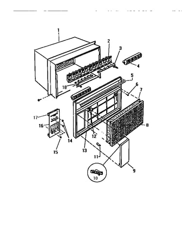 Cabinet, front, wrapper