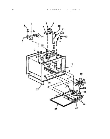 Cabinet and stirrer