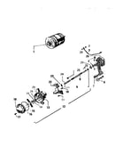 Motor, pump assembly