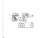 White-Westinghouse LA400EXH3 harness, hose & miscellaneous diagram