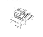 White-Westinghouse GF201HXF0 broiler drawer diagram