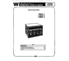 White-Westinghouse AC056H7A1 front cover diagram