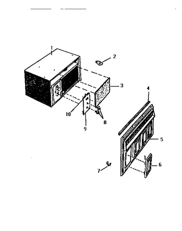 Cabinet, front, wrapper