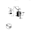 White-Westinghouse AC056H7A1 compressor diagram