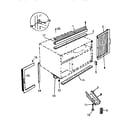 White-Westinghouse AC056H7A1 window mounting diagram