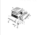 White-Westinghouse GF710HXV1 broiler drawer diagram