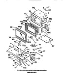 Oven liner, magnetron, stirrer, tray