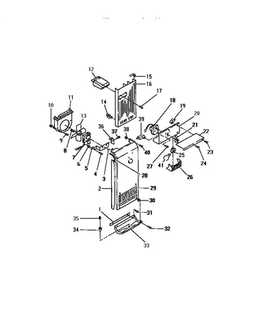 Interior freezer compartment