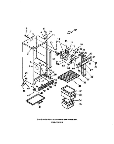 Cabinet shelves, controls