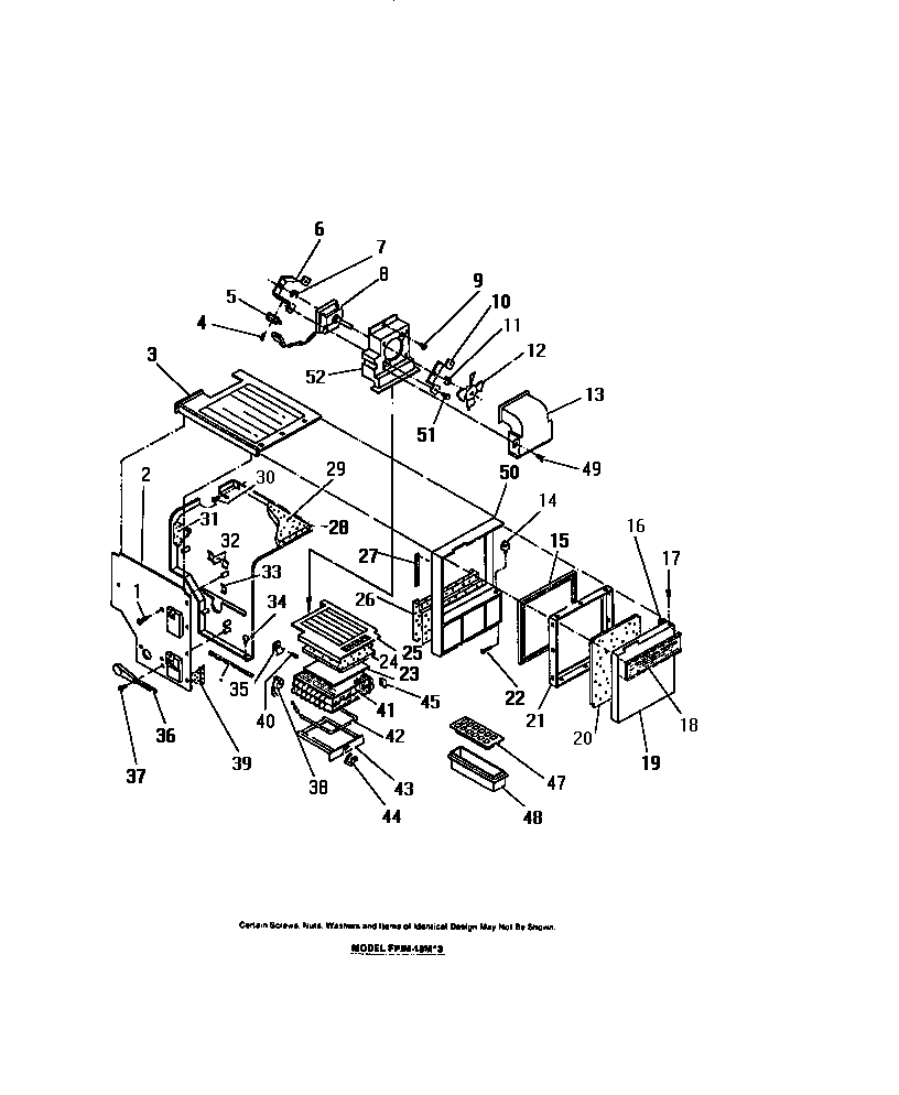 EVAPORATOR, FAN MOTOR