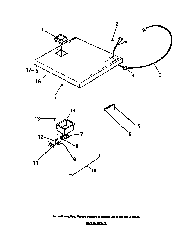 CABINET TOP, DISPENSER