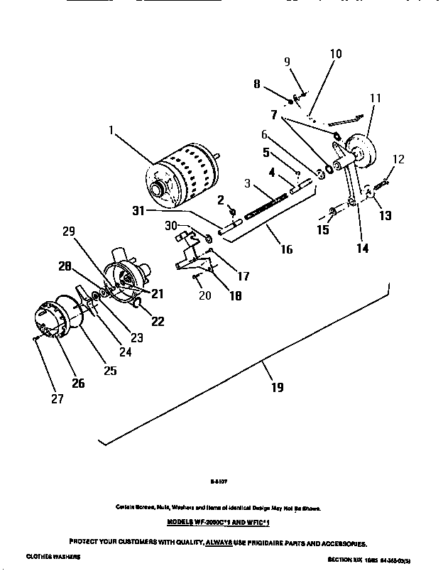 Pump, motor
