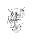 Motor, pulleys
