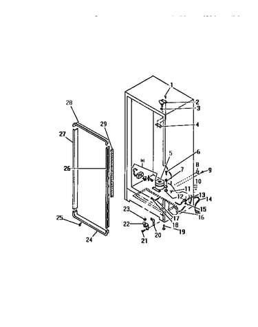 Cabinet hinges, apron, door mouldings