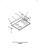 Cook top, surface units, drip pans